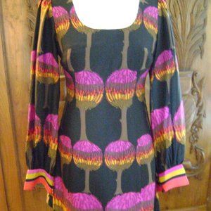 Tibi New York Size 0 Mini Dress or Tunic with Long Sleeves